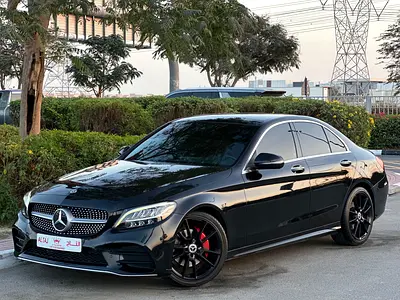 MERCEDES-BENZ C200 2019 GCC FULL OPTION NO PAINT FULL SERVICE