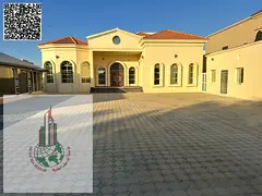 Villa for sale in Al Raqaib 1, Ajman Super Deluxe (Ground floor + Annex + Large Yard) Corner plot on