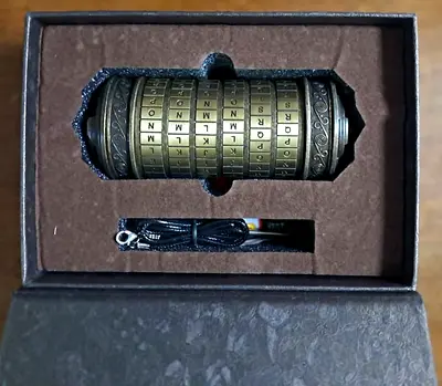 Da Vinci Code cryptex, novelty puzzle box or romantic gift