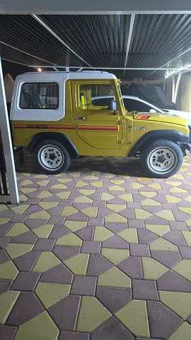 Vintage Yellow Toy Jeep in Excellent Condition