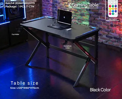 Stylish K Gaming Table for Sale