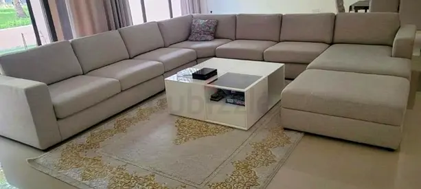 Premium Home Center eterno U Shape Sofa Beige without footstool