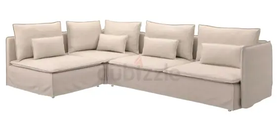 2 Sofa from ikea can be separated or L shape, 2 month used only , as new