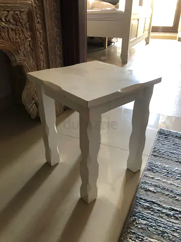 Charming White Accent Table