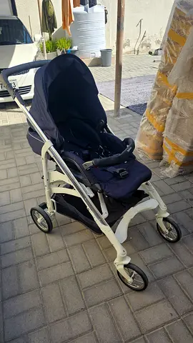 2 in 1 System Deluxe Inglesina Baby stroller with wrap bag and baby cot tub