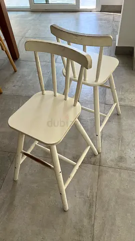 Kids Wooden Chairs – Set of 2 – Good Condition