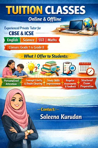 Private Tuition (Online/off-line)