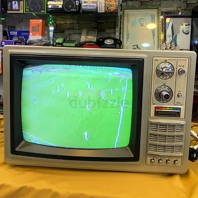 Old vintage wooden tv general تلفزيون خشبي ياباني شركه جنرال