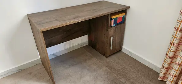 Stylish Wooden Study Table with Storage