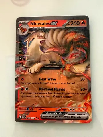 Ninetales EX Pokémon Card