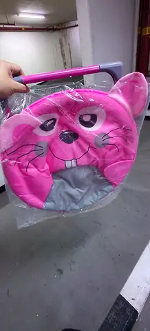 Cute Pink Animal Floor Cushion for Kids