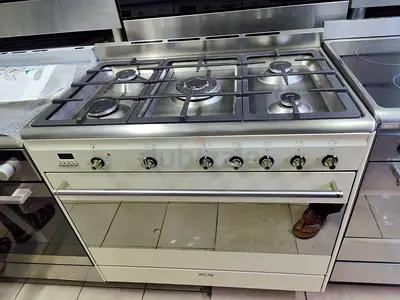 SMEG gass electric 5 burner top gass oven electric oven dual fan cooking range 90X60 stove