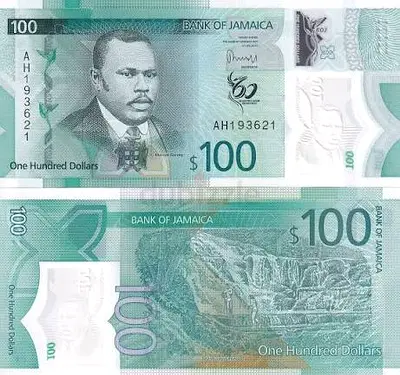 Banknotes jamaica