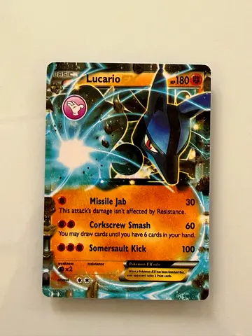 Rare Lucario Pokémon Card