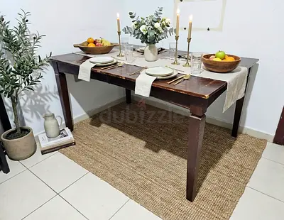 Convertible Dining Table 8 Seater to 6 Hardwood