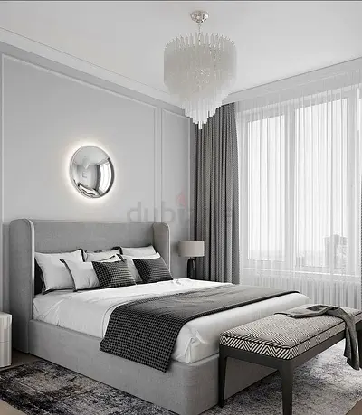 Elegant Modern King Size Bed
