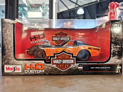 Maisto 1:24 Scale Custom Harley-Davidson 1970 Corvette Model