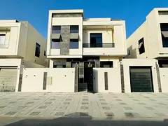 Villa for rent in Al Bahya area First occupant, ready to move in Front setback for cars Spacious yar