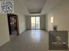 For annual rent in Ajman, a brand new building, first occupancy available. One-bedroom apartment wit
