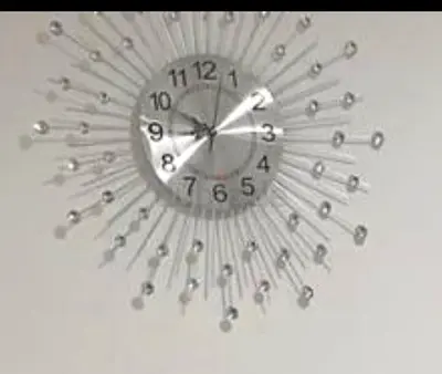 Stylish Sunburst Wall Clock