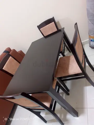 Stylish Dining Table Set with Comfortable Chairs