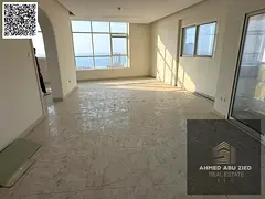 Three large rooms for annual rent in Al Rumaila Corniche, Ajman: Laundry room 2 balconies Built-in w