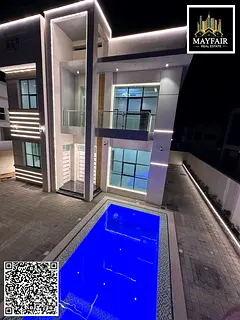 Villa for sale in Al Yasmin, Ajman. A spacious villa with a practical design and high-quality finish