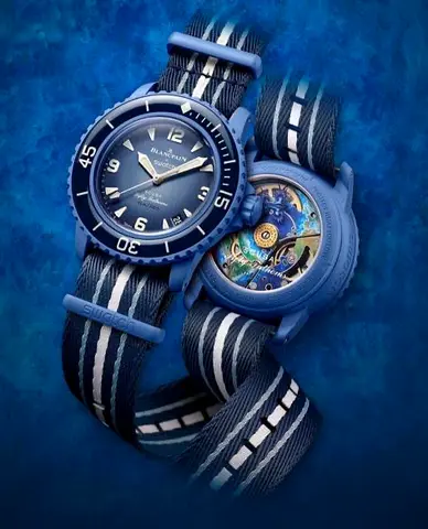 Blancpain x Swatch Scuba Fifty Fathoms Atlantic Ocean watch