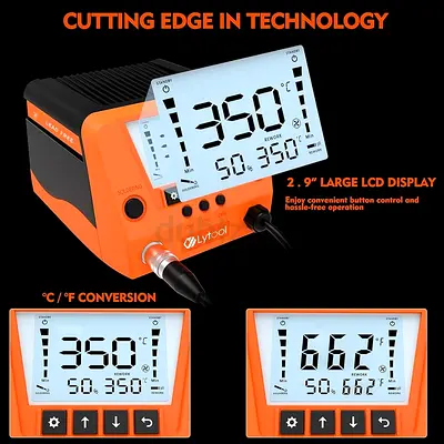 High-Precision Digital Thermometer with LCD Display