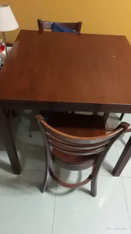 Dining Table Set with Stools