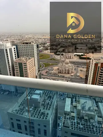 One bedroom and living room for rent in Al Taawun, excellent furnishings