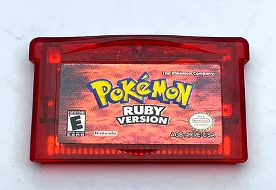 Pokemon Ruby Version for Gameboy Advance Reproduction replica (USA) English