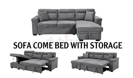 5 seater Sofa Bed with hydraulic Storage