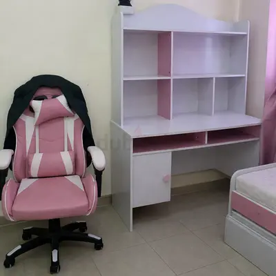 Childs Room Furniture Set - Bed, Chair, and Study table, beanbag.