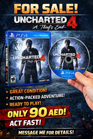 Uncharted 4: A Thief’s End PS4