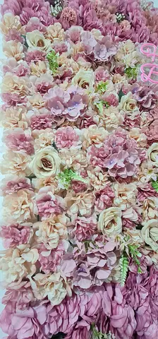 Artificial Flower Wall Decor