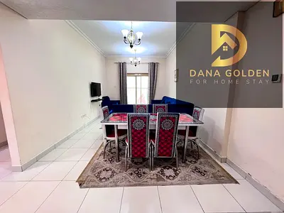 Fully furnished monthly cheapest 1bhk 2bath balcony ready to move hot location easy access to dubai