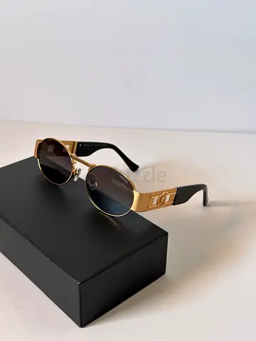 Stylish Gold and Black Sunglasses