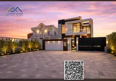 Own a villa with a price including electricity, water, and air conditioning. Two floors, custom fini