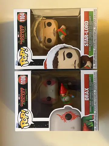 Funko Pop! Guardians of the Galaxy Holiday Edition Figures 2 out of 4 (special offer!!!)