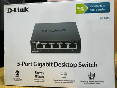 D Link 5 Port Gigabit Desktop Switch