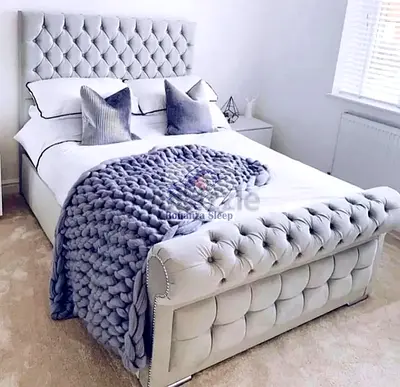 Brand New Custom Made Queen Size Bed, Hydraulic Storage Can be Installed