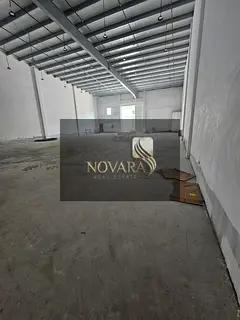 5500 sq ft warehouse on a main street in Al Jurf Industrial Area 3, 50 kW electricity, priced at 385