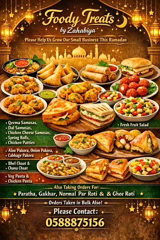 Ramadan iftar items available || Bulk orders are taken