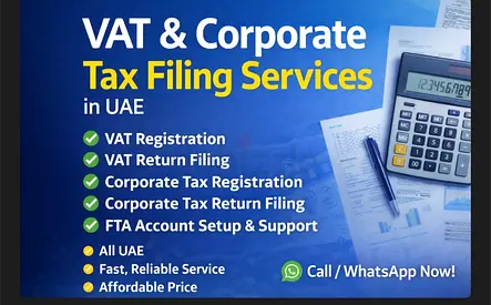 VAT  Corporate Tax Filing Services – UAE