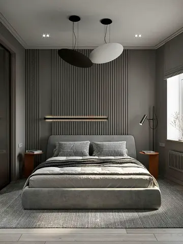 Modern Upholstered King Size Bed