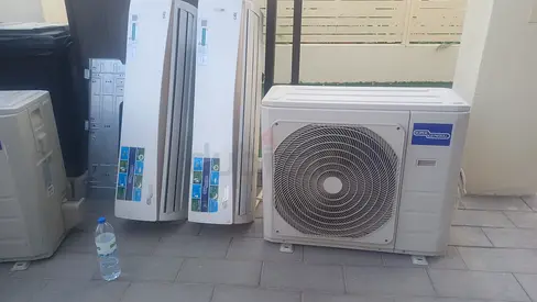 Split AC Unit with Indoor and Outdoor Units