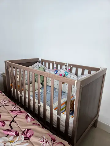 BABY CRIB for sale very comfortable and strong .