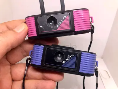 Micro-110 Film Cameras in Vibrant Colors