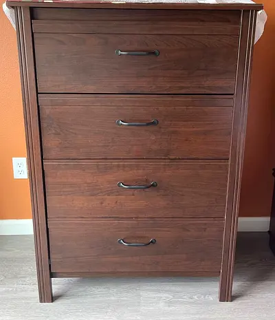 Wooden Four-Drawer Chest